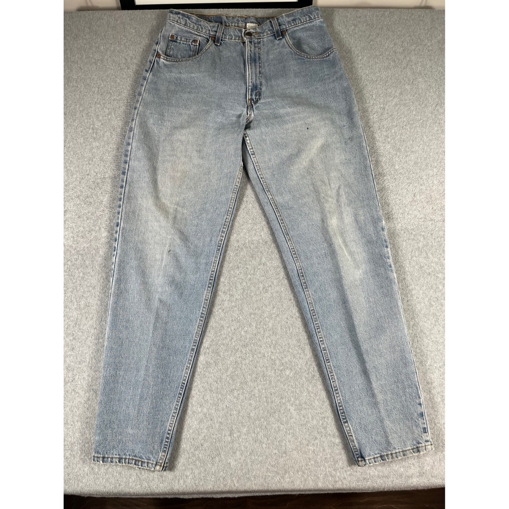 Vtg 90s Made in USA Levis 560 Loose Fit Tapered Jeans Light Wash Mens 33x33